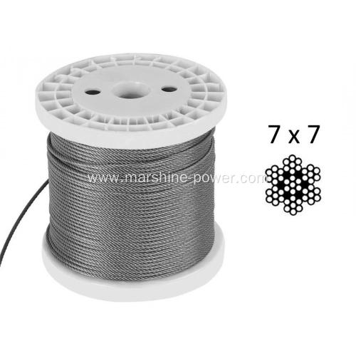 Coated Braided Stainless Steel Wire Rope